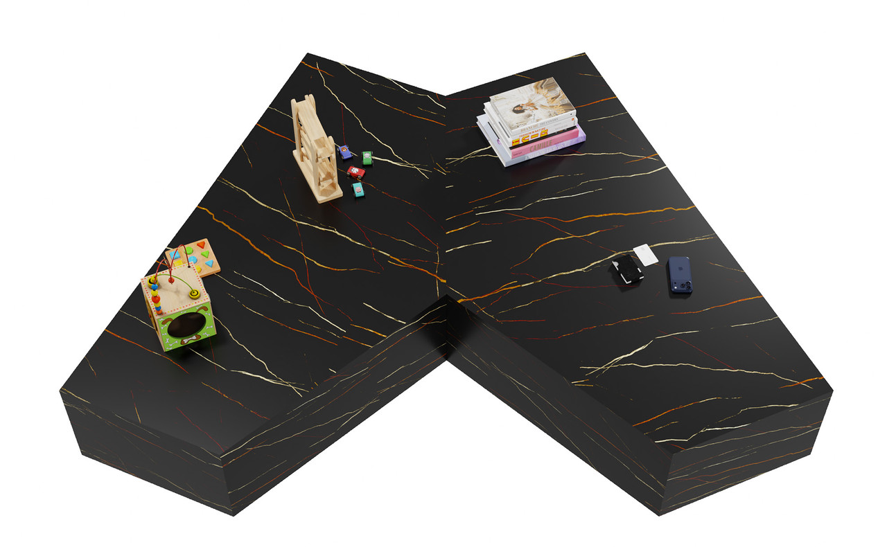Monroe Modern Lounge Table with Storage - Perfect for Institutions and Entertainment Spaces