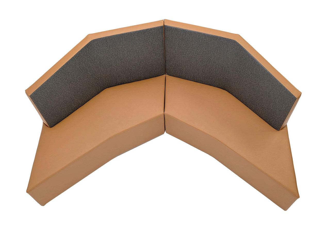 Monty Booth Seating - Modern Design  - Fully Customizable - 100% Handcrafted In USA - Event Ready