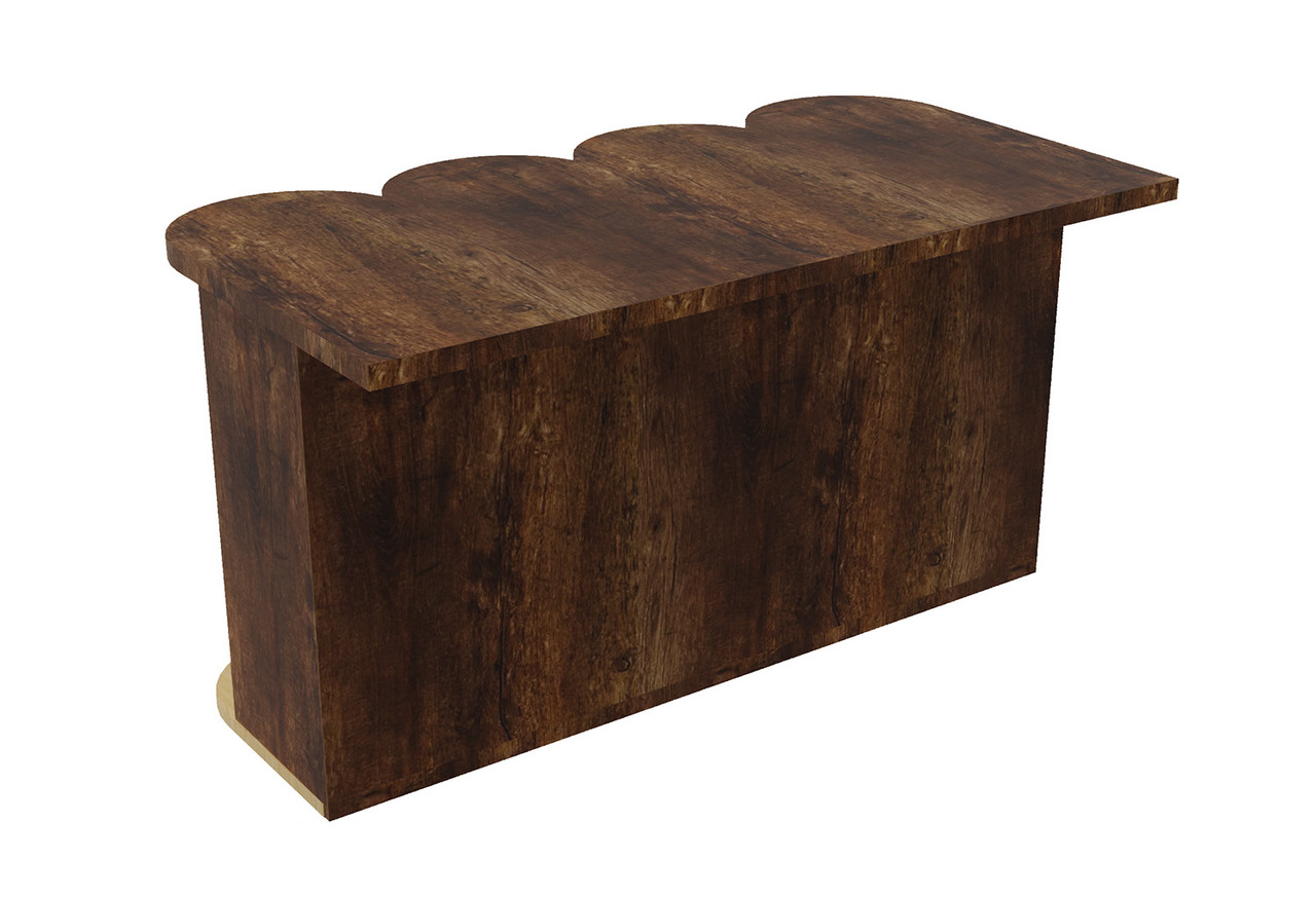 88" Golf Bar Table With Golf Bag Storage