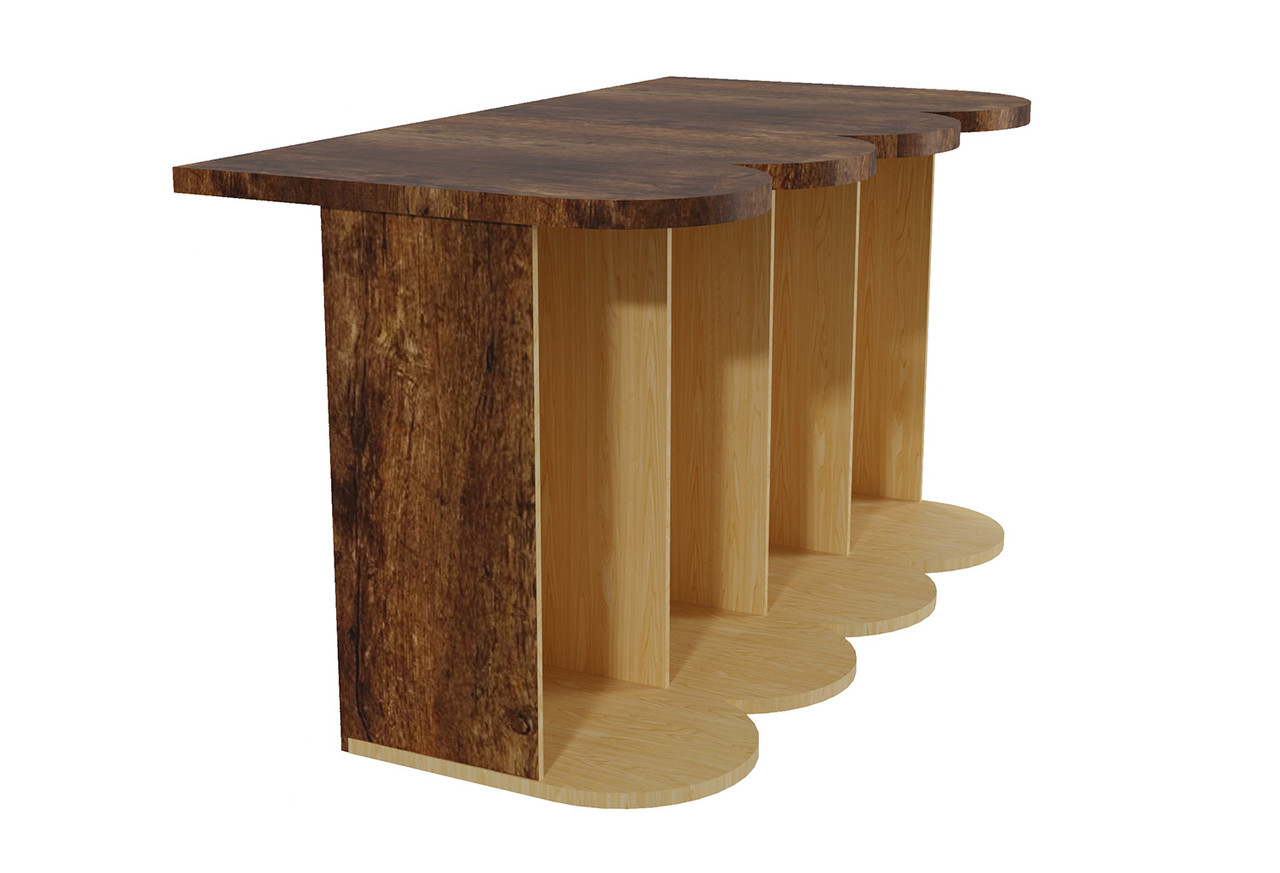 Golf Display With Golf Bag Storage (Set of Four)