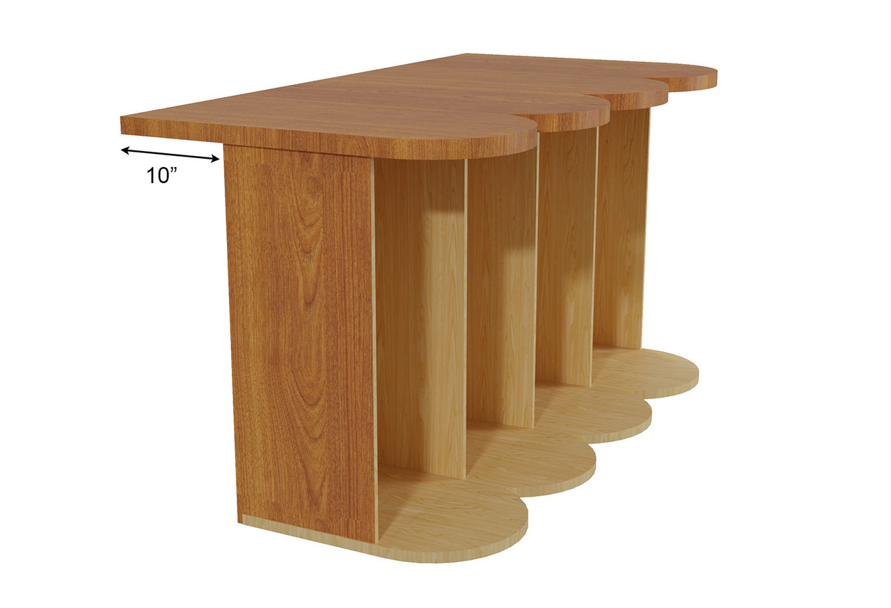 Set of Three: Bar Tables With Golf Bag Storage and Four Bar Stools (Seats 12)