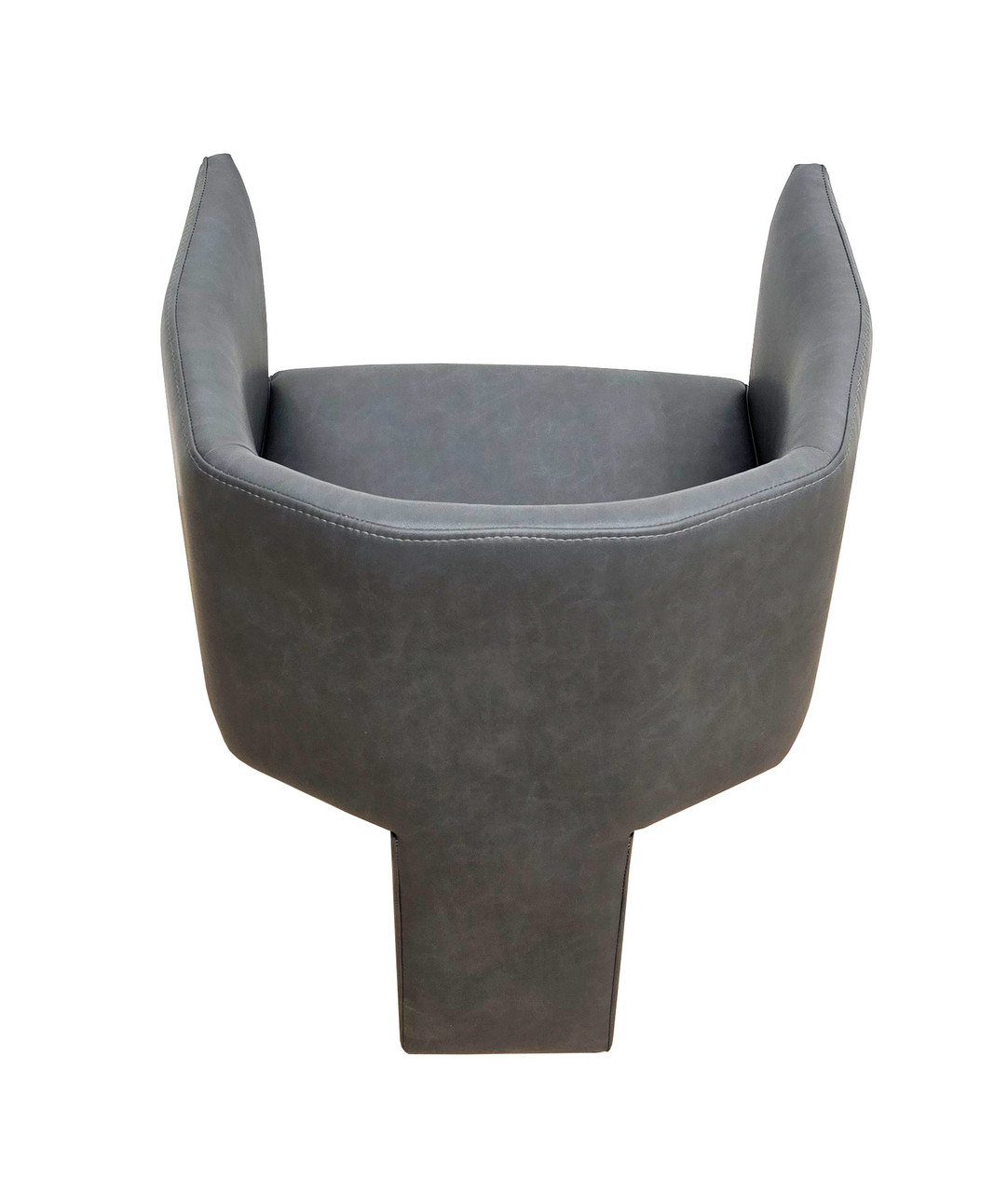 Sculptural Design - Fully Upholstered Modern Barrel Lounge Chair 