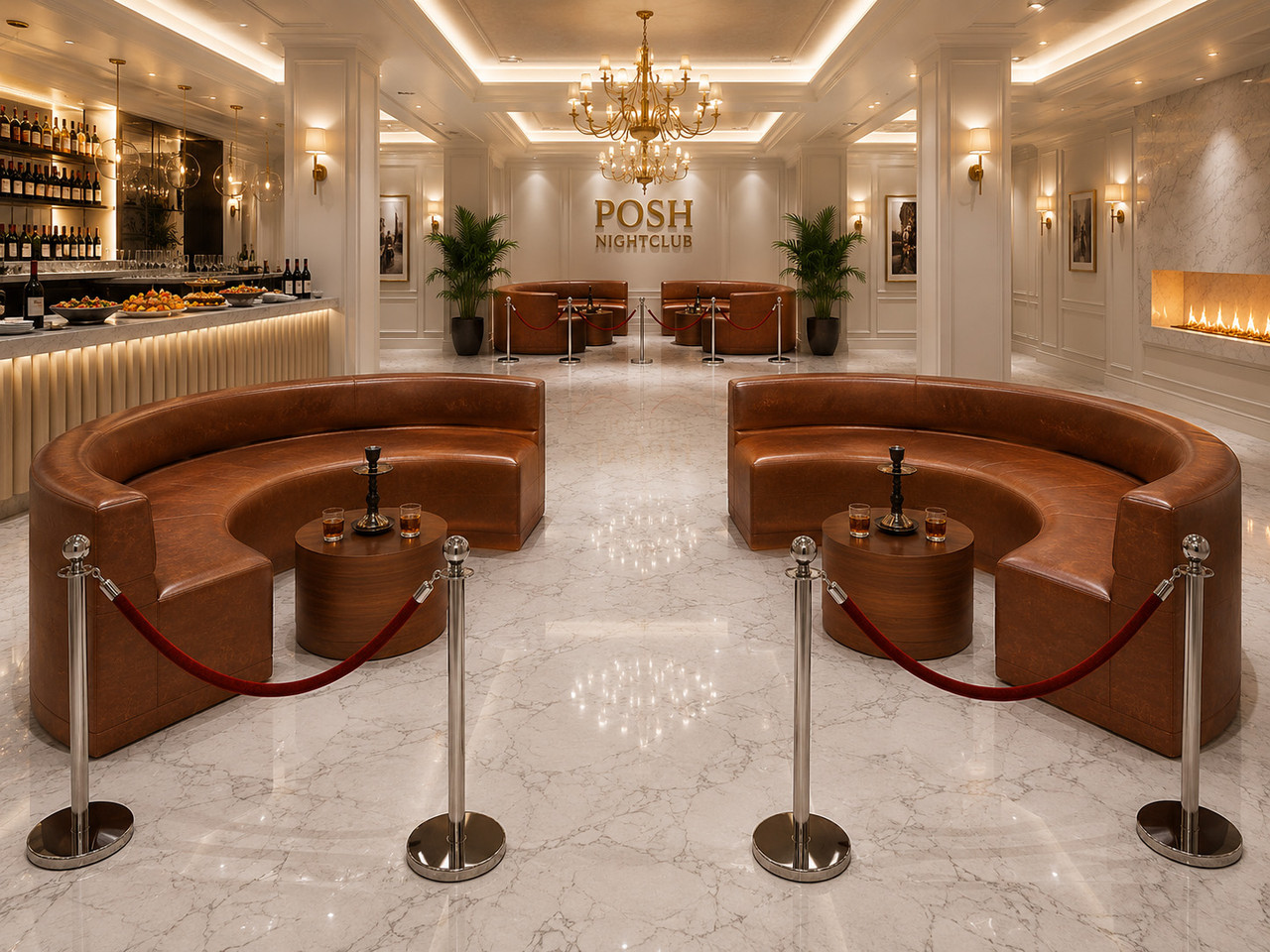 POSH - 10' Double Seating Lounge - High Quality Materials - Extra Wide Back  - Boutique Collection