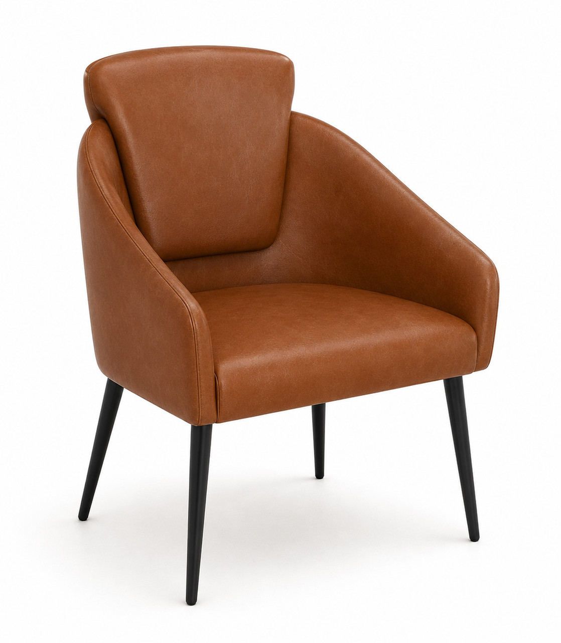 Modern Designer Restaurant Chair - High Performance Upholstery - Metal Legs