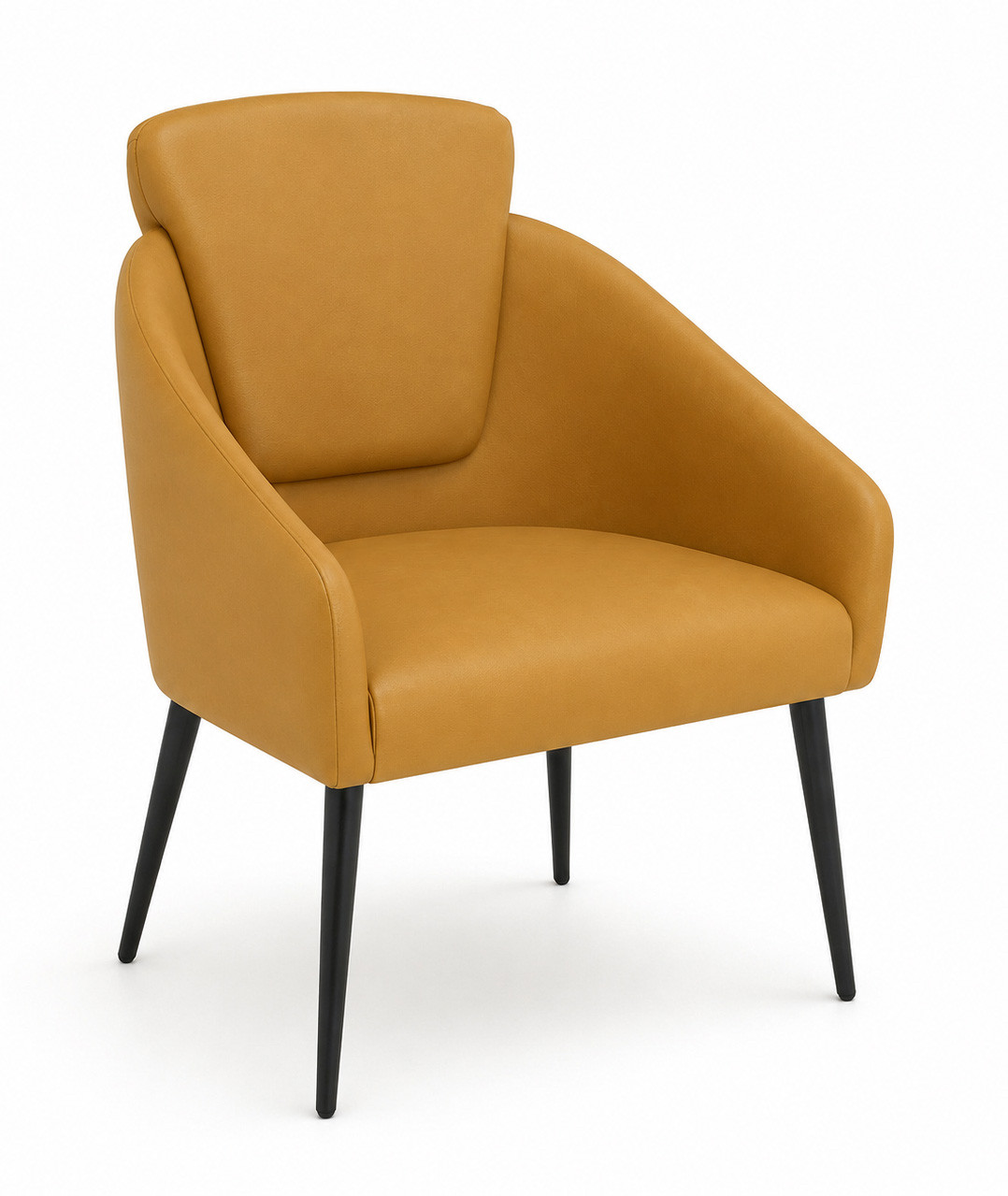 Modern Designer Restaurant Chair - High Performance Upholstery - Metal Legs