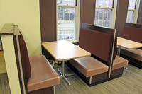 Booth and Optional Tables (Made in USA) - Restaurant Complete Interior Solution - 3