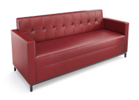 Modern Button Tufted Sofa (2 Sizes Available - Made in USA) Modern Button Tufted Sofa (2 Sizes Available - Made in USA)