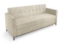 Modern Button Tufted Sofa (2 Sizes Available - Made in USA) Modern Button Tufted Sofa (2 Sizes Available - Made in USA)