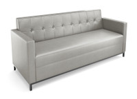 Modern Button Tufted Sofa (2 Sizes Available - Made in USA) Modern Button Tufted Sofa (2 Sizes Available - Made in USA)