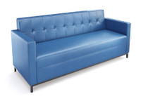 Modern Button Tufted Sofa (2 Sizes Available - Made in USA) Modern Button Tufted Sofa (2 Sizes Available - Made in USA)