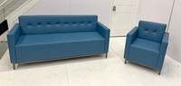 Modern Button Tufted Sofa (2 Sizes Available - Made in USA)