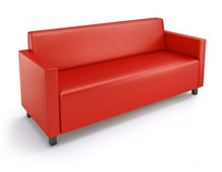 Sofa designed for Common Areas and Guest Rooms (Handcrafted in USA)