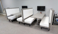 Booth and Optional Tables (Made in USA) - Restaurant Complete Interior Solution - 2