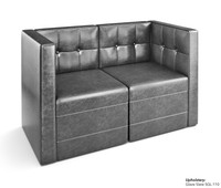 Quick Ship - 9049 Modular Love Seat with Arms Quick Ship - 9049 Modular Love Seat with Arms