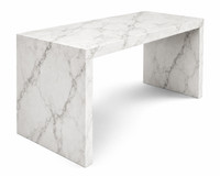 8' Communal Bar Table  - Handcrafted - Available in Many Finishes - Optional Power Outlets (42" Height)