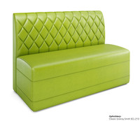 Traditional Restaurant Booth with Diamond Tufted Back Style - Fully Customizable - 100% Handcrafted In USA Traditional Restaurant Booth with Diamond Tufted Back Style - Fully Customizable - 100% Handcrafted In USA