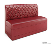 Traditional Restaurant Booth with Diamond Tufted Back Style - Fully Customizable - 100% Handcrafted In USA Traditional Restaurant Booth with Diamond Tufted Back Style - Fully Customizable - 100% Handcrafted In USA
