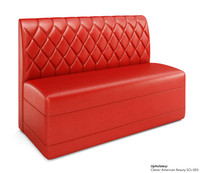 Traditional Restaurant Booth with Diamond Tufted Back Style - Fully Customizable - 100% Handcrafted In USA Traditional Restaurant Booth with Diamond Tufted Back Style - Fully Customizable - 100% Handcrafted In USA