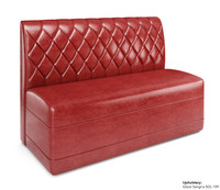 Traditional Restaurant Booth with Diamond Tufted Back Style - Fully Customizable - 100% Handcrafted In USA Traditional Restaurant Booth with Diamond Tufted Back Style - Fully Customizable - 100% Handcrafted In USA
