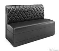 Traditional Restaurant Booth with Diamond Tufted Back Style - Fully Customizable - 100% Handcrafted In USA Traditional Restaurant Booth with Diamond Tufted Back Style - Fully Customizable - 100% Handcrafted In USA