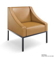 Modern Chair - Fully Welded Gunmetal Frame - Made in USA Modern Chair - Fully Welded Gunmetal Frame - Made in USA