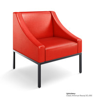 Modern Chair - Fully Welded Gunmetal Frame - Made in USA Modern Chair - Fully Welded Gunmetal Frame - Made in USA