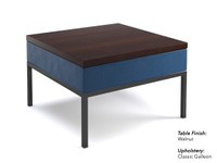 Modern Occasional Side Table - Fully Welded Dark Gunmetal Steel Frame - Made in USA Modern Occasional Side Table - Fully Welded Dark Gunmetal Steel Frame - Made in USA