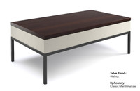 Modern Occasional Side Table - Fully Welded Dark Gunmetal Steel Frame - Made in USA Modern Occasional Side Table - Fully Welded Dark Gunmetal Steel Frame - Made in USA