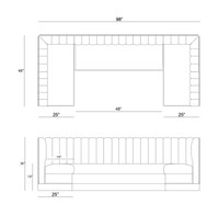 Restaurant U-Shape Booth Seating - Contract Grade - Premium Channel-Back Performance Upholstery - 100% Handcrafted In USA Restaurant U-Shape Booth Seating - Contract Grade - Premium Channel-Back Performance Upholstery - 100% Handcrafted In USA