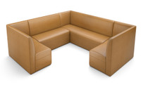 Restaurant 3/4 Circle Booth Seating  - Contract Grade - Premium Performance Upholstery - 100% Handcrafted In USA
