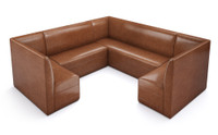 Restaurant 3/4 Circle Booth Seating  - Contract Grade - Premium Performance Upholstery - 100% Handcrafted In USA