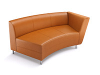 8005 Right-Sided Curved Chaise
