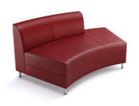 8005 Open Back Curved Chaise