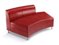 8005 Open Back Curved Chaise