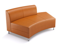 8005 Open Back Curved Chaise