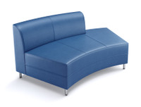 8005 Open Back Curved Chaise