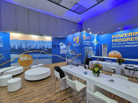 8005 - Large 38" Round Contemporary Ottoman