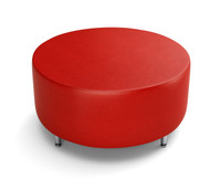 8005 - Large 36" Round Contemporary Ottoman