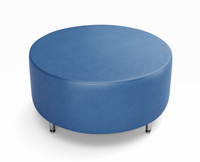 8005 - Large 36" Round Contemporary Ottoman