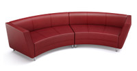 8005 Long Curved Sofa