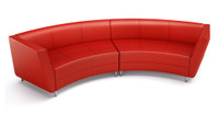 8005 Long Curved Sofa