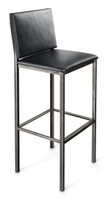 Fully Padded Gunmetal Heavy-Duty Bar Stool with Commercial-Grade Vinyl Seat (450lbs Rated) Fully Padded Gunmetal Heavy-Duty Bar Stool with Commercial-Grade Vinyl Seat (450lbs Rated)