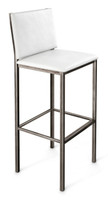 Fully Padded Gunmetal Heavy-Duty Bar Stool with Commercial-Grade Vinyl Seat (450lbs Rated) Fully Padded Gunmetal Heavy-Duty Bar Stool with Commercial-Grade Vinyl Seat (450lbs Rated)