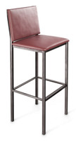 Fully Padded Gunmetal Heavy-Duty Bar Stool with Commercial-Grade Vinyl Seat (450lbs Rated) Fully Padded Gunmetal Heavy-Duty Bar Stool with Commercial-Grade Vinyl Seat (450lbs Rated)
