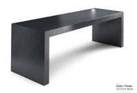 8' Communal Restaurant Table - Handcrafted - Available in Many Finishes - Optional Power Outlets (30" Height)