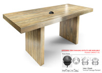 Open Communal Bar Table - 8 Feet Long - Handcrafted - Available in Many Finishes (42" Height) Open Communal Bar Table - 8 Feet Long - Handcrafted - Available in Many Finishes (42" Height)