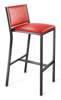 LMITED TIME DEAL! Gunmetal Frame Modern Bar Stool with Commercial-Grade Vinyl Seat LMITED TIME DEAL! Gunmetal Frame Modern Bar Stool with Commercial-Grade Vinyl Seat