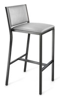 LMITED TIME DEAL! Gunmetal Frame Modern Bar Stool with Commercial-Grade Vinyl Seat LMITED TIME DEAL! Gunmetal Frame Modern Bar Stool with Commercial-Grade Vinyl Seat