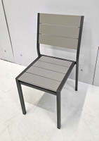 Outdoor Gunmetal Frame - Seaboard Restaurant Chair - Proudly Made in America