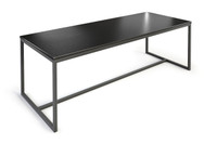 Outdoor Ready - 84" Marine Grade Seaboard Restaurant Table Top - Steel Frame - Made in USA  (Bar Height) Outdoor Ready - 84" Marine Grade Seaboard Restaurant Table Top - Steel Frame - Made in USA  (Bar Height)
